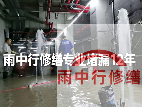 河北某污水处理厂钢筋混凝土池堵漏案例